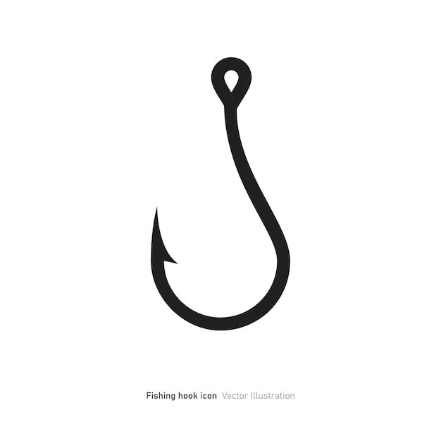 Fishing hook icon design vector illustration