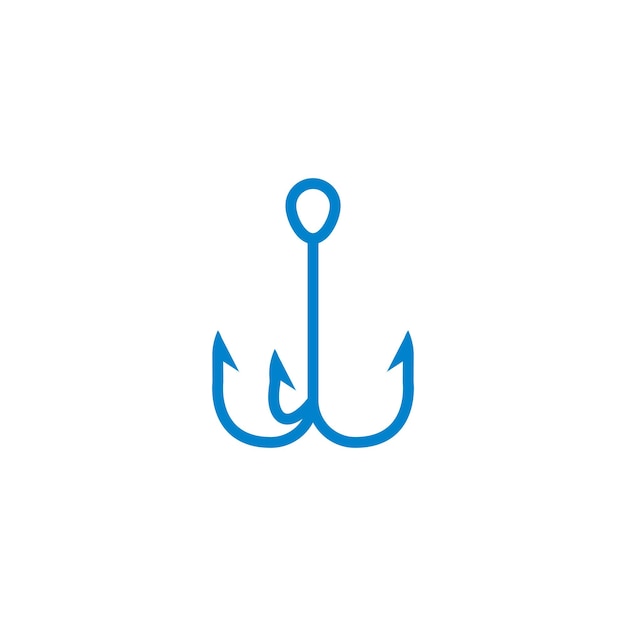 fishing hook icon vector design templates