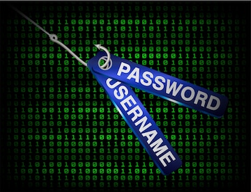 Premium Vector  Fishing hook phishing hack username and password