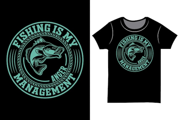 釣りイラスト グラフィック t シャツ デザイン。魚ベクトル svg デザイン。
