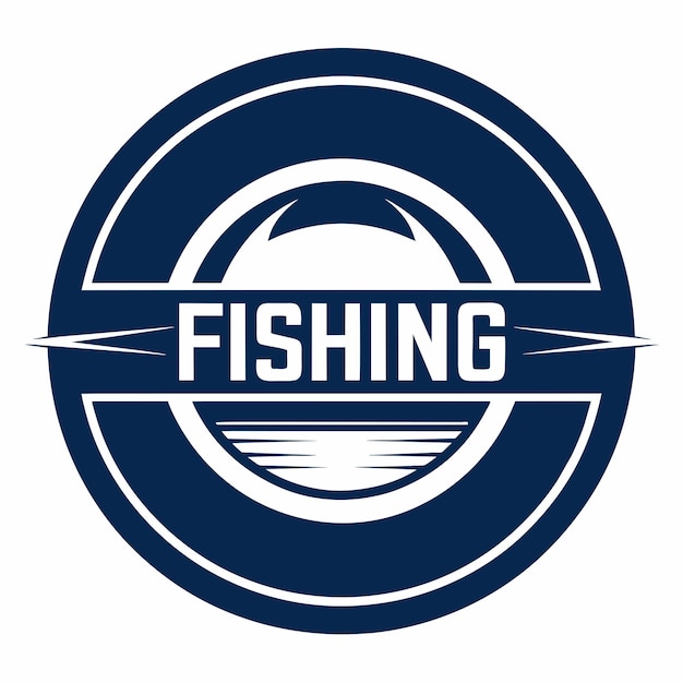 Vector fishing logo 8