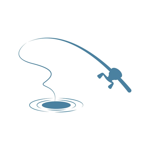 Fishing logo icon design