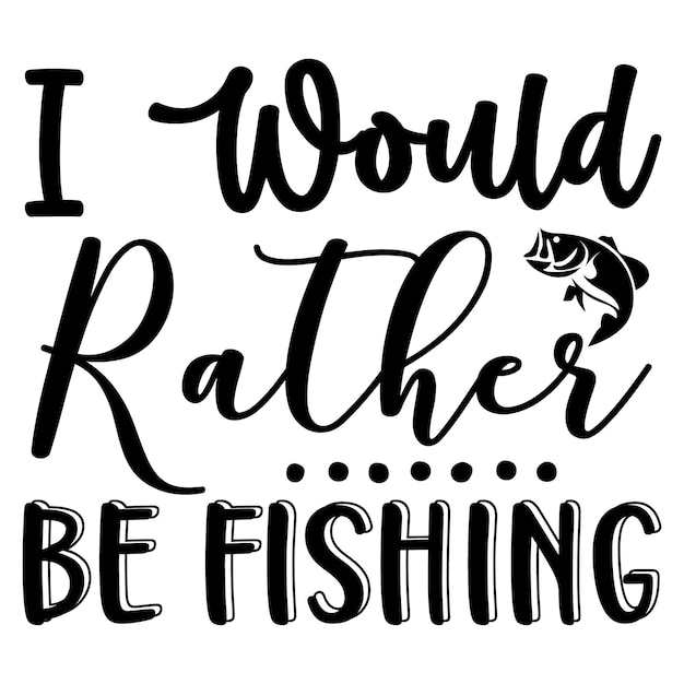 Fishing SVG Design Template