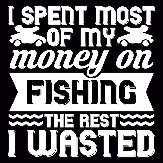 Fishing t-shirt design file