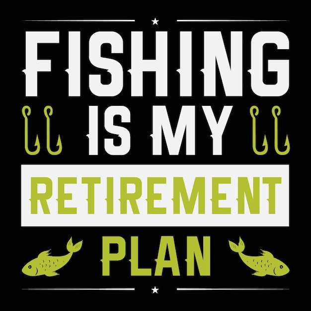 Fishing t shirt design premium vector