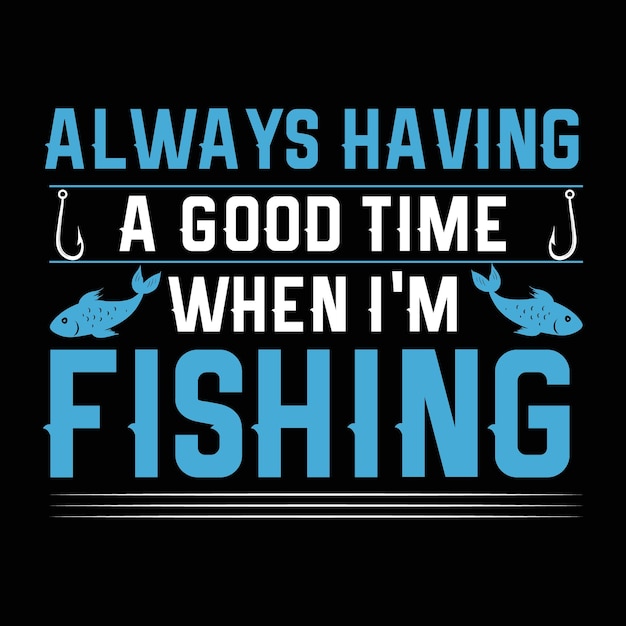 Fishing t shirt design premium vector