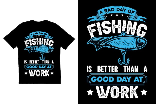 Fishing t shirt design vector file