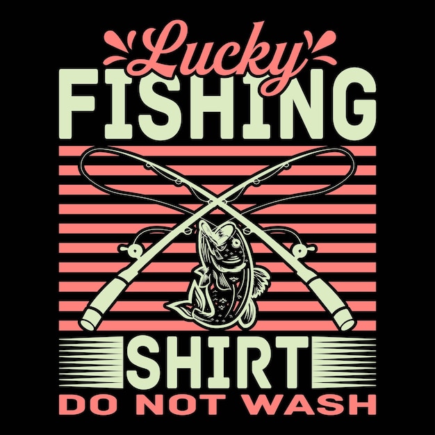 Fishing T shirt design vector