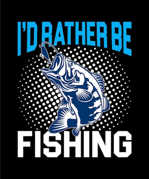 Fishing t-shirt design