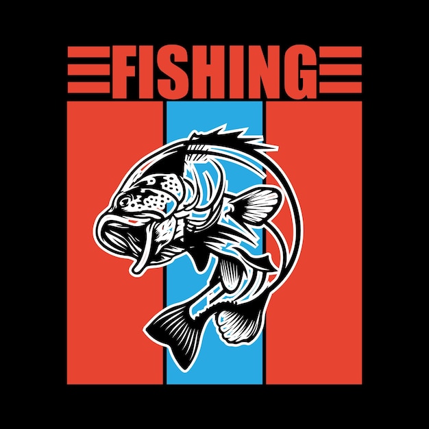 Fishing T-shirt design