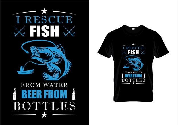 Fishing t shirt design