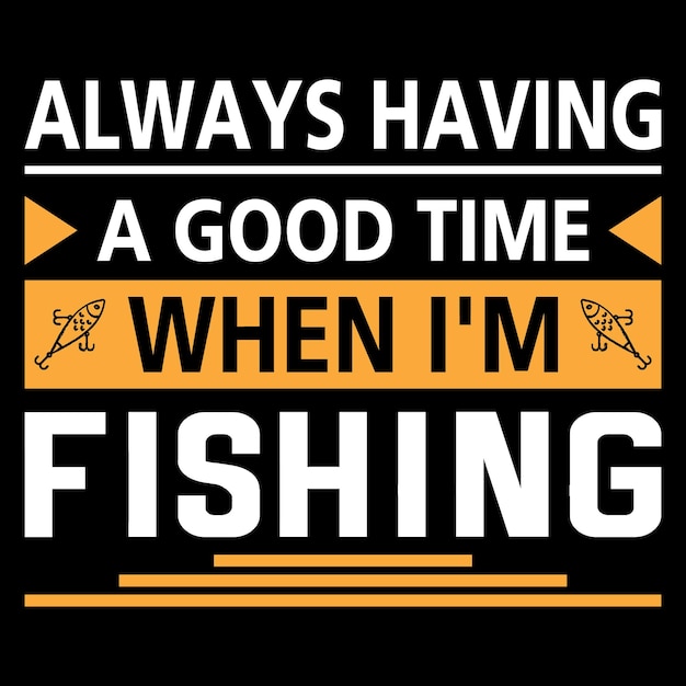 Vector fishing t shirt design