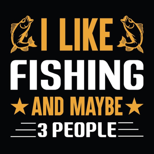 Fishing t-shirt design