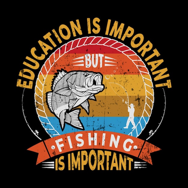 Fishing T-Shirt Design