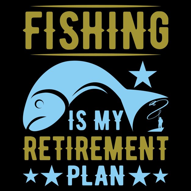 Fishing t shirt design