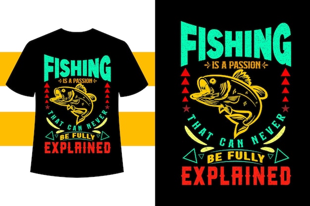 Fishing T-shirt Design