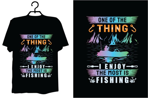 Fishing t shirt design