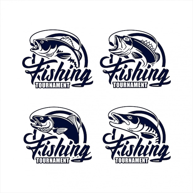 Fishing Tournament   design logo collection