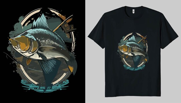 Fishing tshirt design bundle Fishing vintage tshirt collection vintage fishing tshirt set