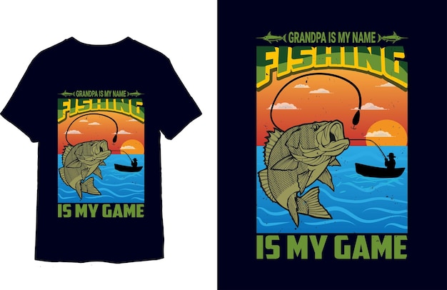 Fishing tshirt design