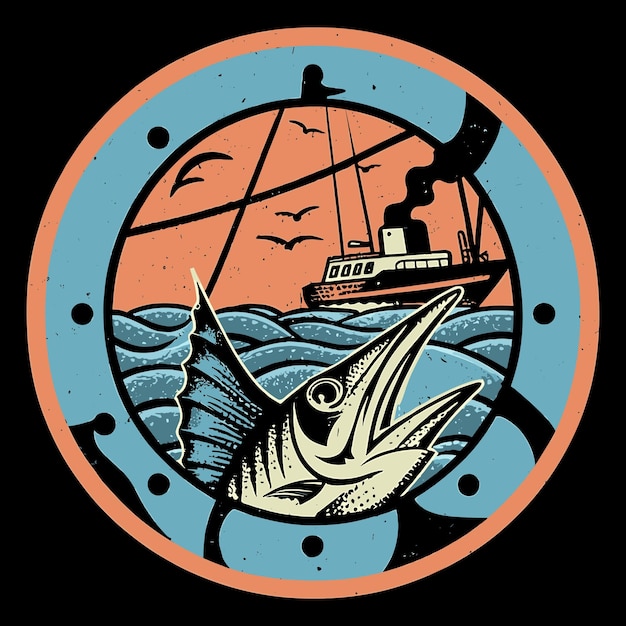 Fishing Tshirt design