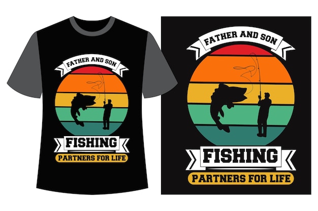 Vector fishing typography tshirt design fishing vector graphics