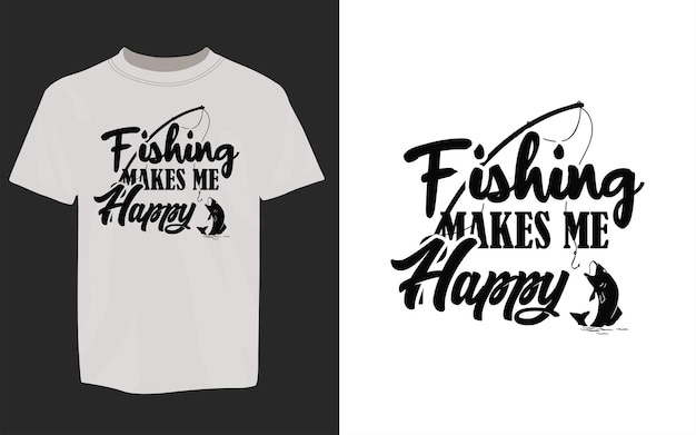 Fishing typography tshirt design template