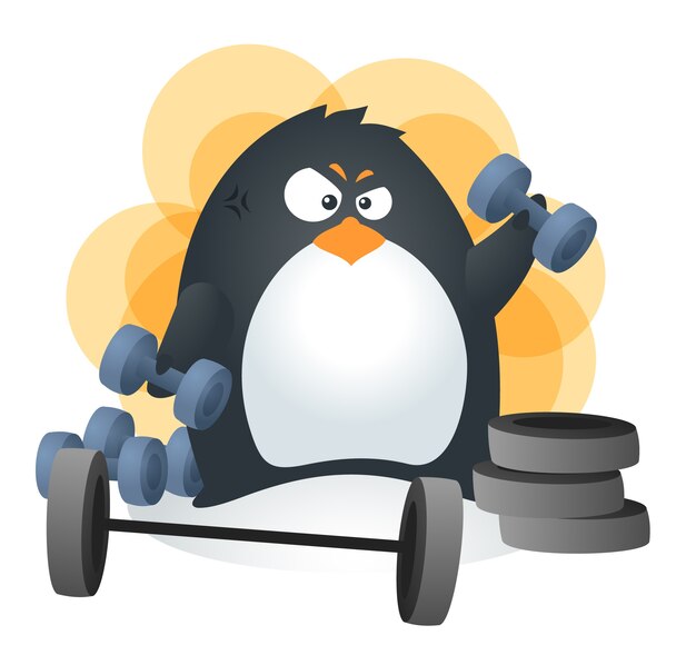 Fit penguin barbells