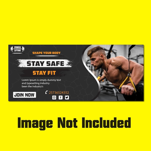 Fitness banner