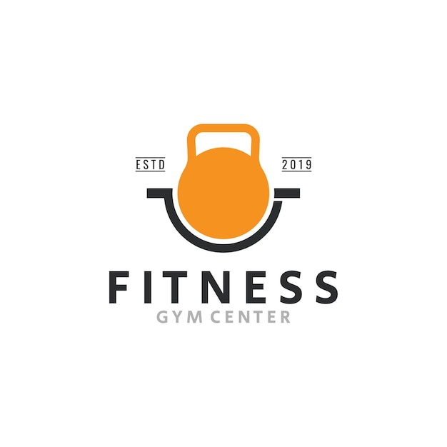 Vector fitness center logo template