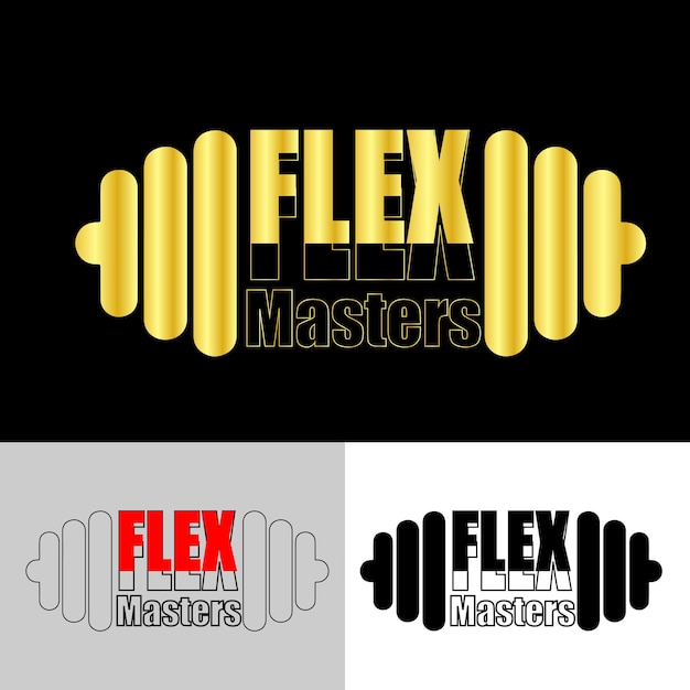 Fitness club Gym logo design vector file