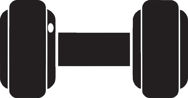 Fitness Dumbbell Vector Icon