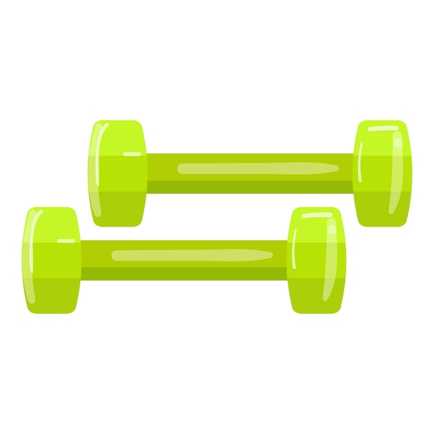 피트 니스 dumbell 아이콘 만화 벡터 체육관 무게 스포츠 장비