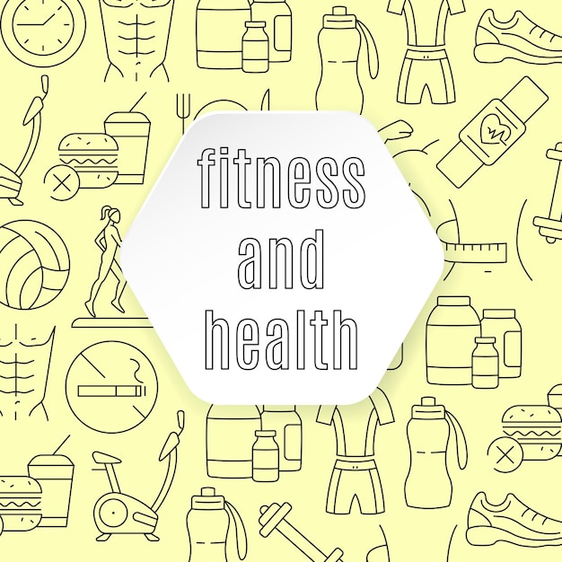 Fitness- en gezondheidspatroon