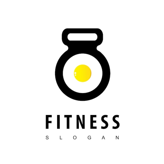 Logo di cibo fitness