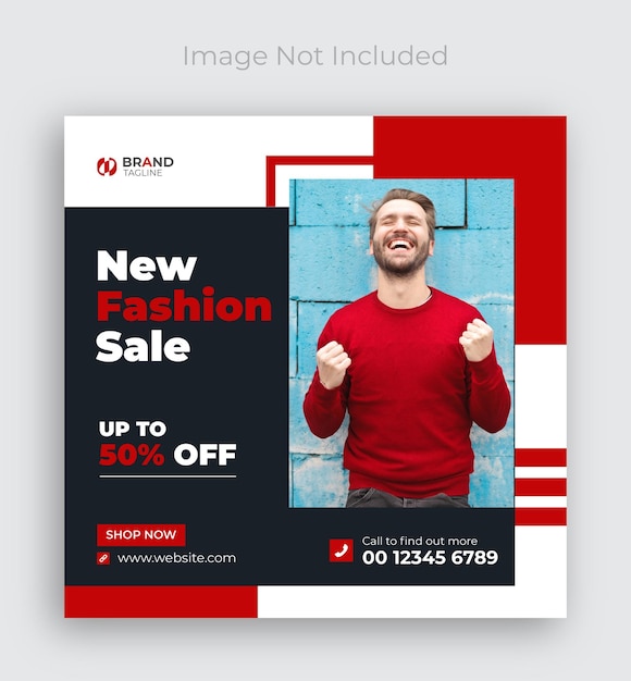 Vector fitness and gym instagram ads banner or social media post template