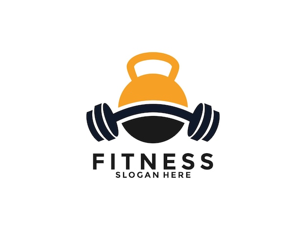 Fitness and gym logo design vector