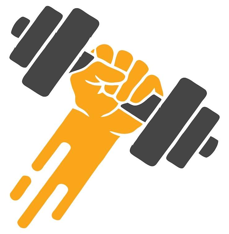 Vector fitness gym logo icon illustration