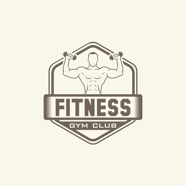 Vector fitness gym logo