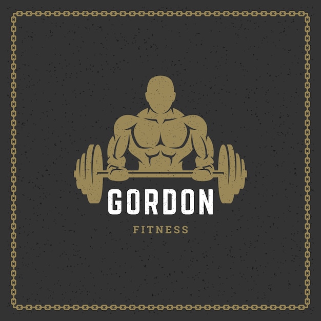 Fitness gym logo