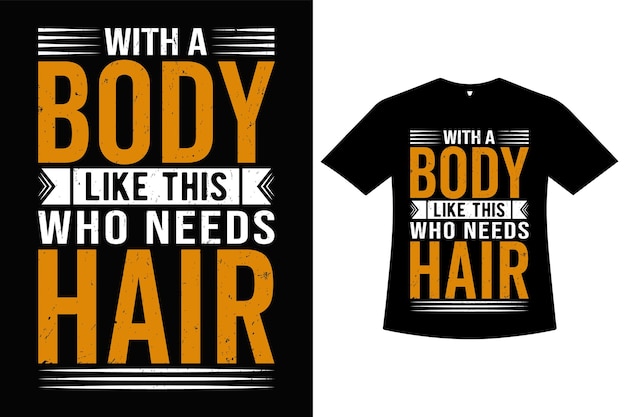 Fitness and gym tshirt design template image