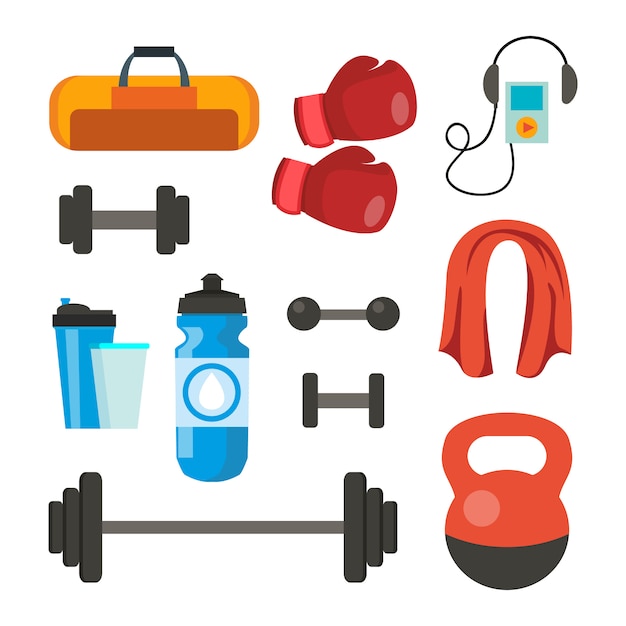 Vector fitness icons