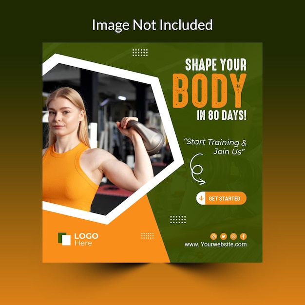 Fitness Instagram Ads Banner