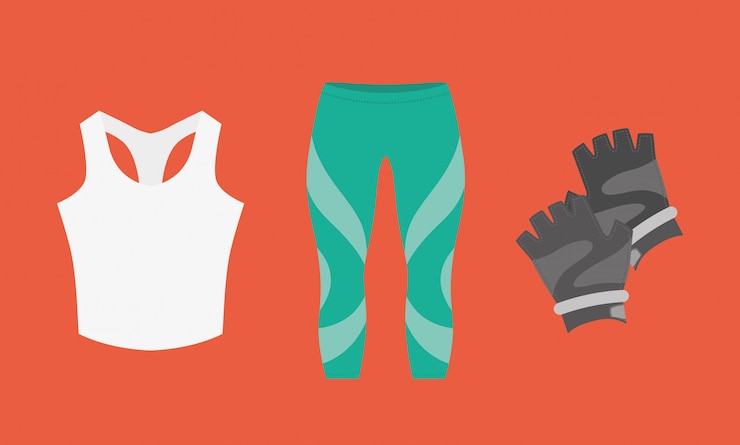 Vector fitness levensstijl ontwerp.