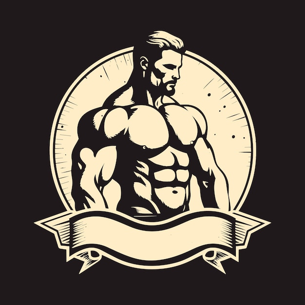 Vector fitness logo afbeelding