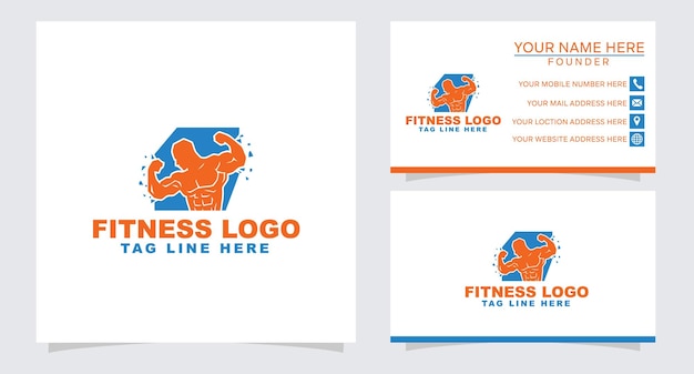 Fitness Logo Business Card