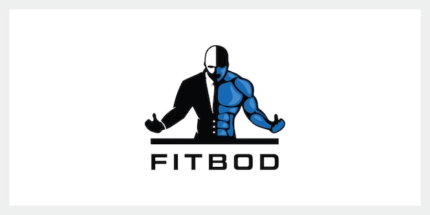 Icone di vettore di ispirazione per il design del logo fitness vettore premium