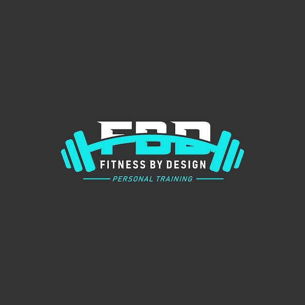 Vettore logo fitness design ispirazioni logo