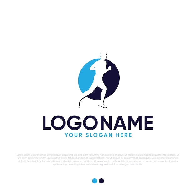 Fitness Logo Design Premium Vector