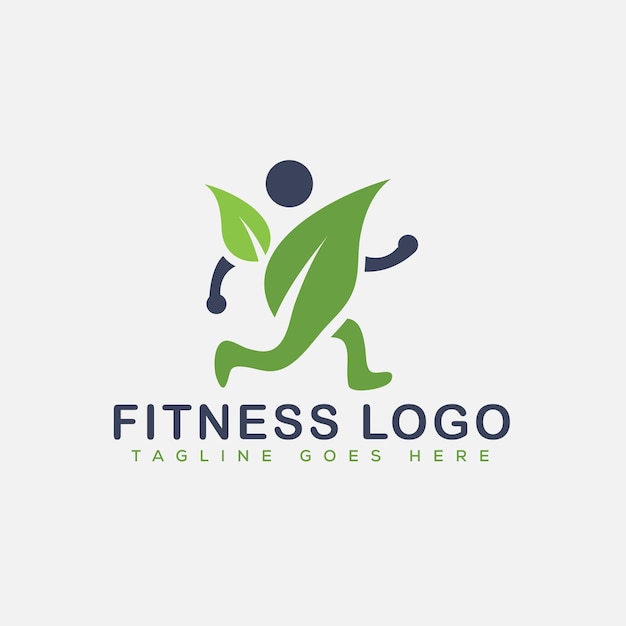 Fitness Logo Design Template Vector Graphic Branding Element